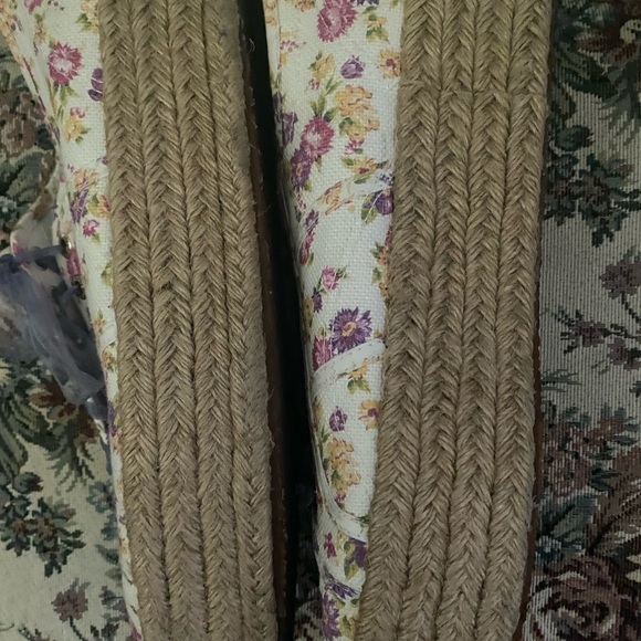 Love Shack Fancy x Superga Jute Floral Espadrille Cottagecore Sneakers 41 1/2 - Picture 12 of 15